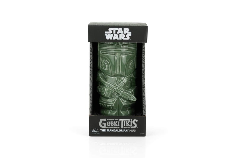 Geeki Tikis Star Wars: The Mandalorian Mando Din Djarin Bounty Hunter Tiki Mug | Official Star Wars: The Mandalorian Collectible Tiki Style Ceramic Cup | Holds 20 Ounces - Image 4